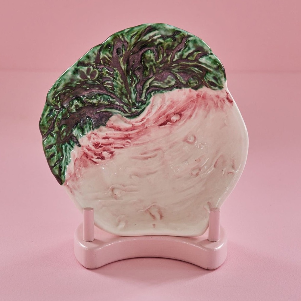 NWOT Matias Belo Ceramic Turnip Serving Bowl